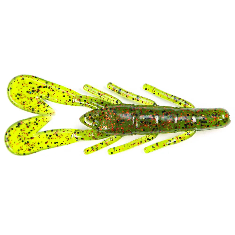 PEAK 6pcs Craws Soft Baits--BASS, PIKE, CATFISH, & other PREDATORS