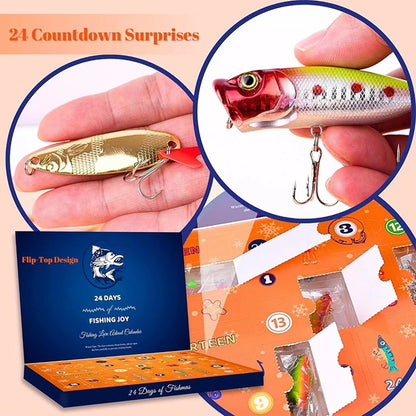 New Christmas Fishing Lures Advent Calendars Creative Fishing , 24 Days