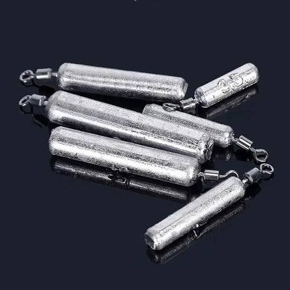 Fishing Weight 15PCS/Lot Sinker Mold 3.5g 5g 7g 10g 14g 20g Tube Bullet