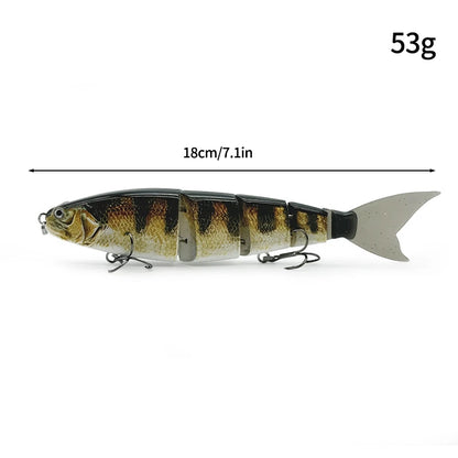Balam Glide Bait- Pike Lure- Bass, Catfish- Saltwater Hard Lure- Glidebait- Leurre De Pêche
