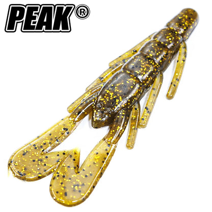 PEAK 6pcs Craws Soft Baits--BASS, PIKE, CATFISH, & other PREDATORS