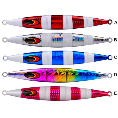 30g/60g/100g/150g/200g Fast Sinking Jigging Lure- Laser Coating- Luminous Jig for Trolling/ Jigging-TUNA, WAHOO ,MAHI/DORADO, KINGFISH, AMBERJACK, &ALL BOTTOM FEEDERS
