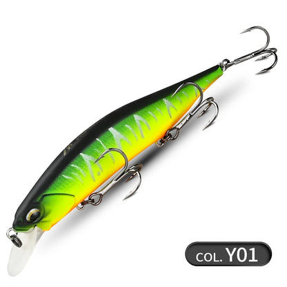 MEREDITH 110SP 17g Suspending Minnow Fishing Lures Saltwater Freshwater Long Casting, Jerkbait