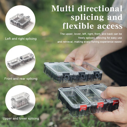 Expandable Fishing Tackle Box Fishing Hook Storage , Waterproof