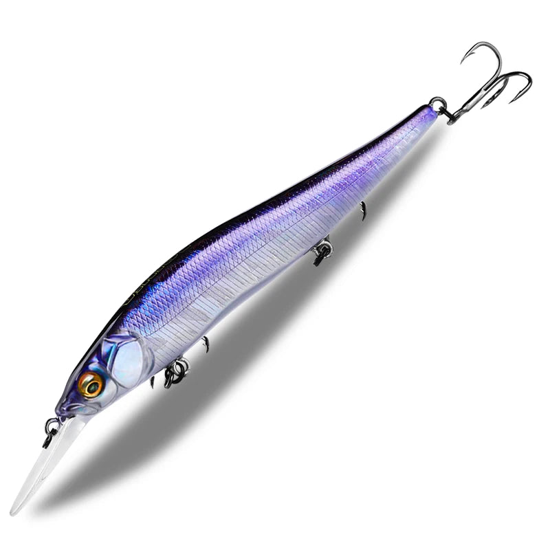 ASINIA Professional  110mm 14g Dives 1.8m/ SP Fishing Lures 
JERKBAIT FOR BASS, PIKE, WALLEYE, TROUT/SALMON, PERCH, CRAPPIE