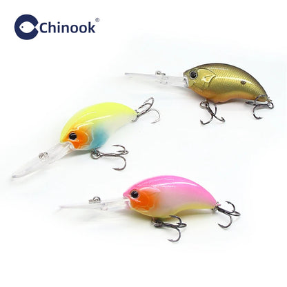 CHINOOK Crankbait - 90MM, 11.5G- Depth 1.5-2m, Medium diver