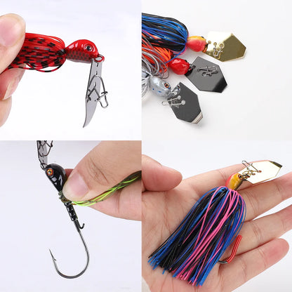 14g/18g Chatter Bait Lures, JH20-GREAT for Bass, Pike, Walleye, Trout, Perch and most PREDATORS