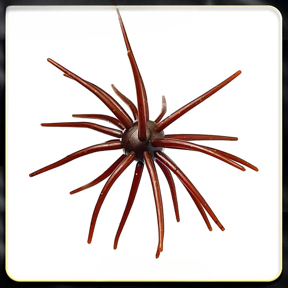 Artificial Sea Urchin Soft Lure TPE Material 2g 8g for Bass, Pike, Bream, Tilapia- HOT,NEW BASS BAIT