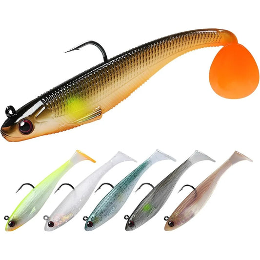 Pre-Rigged Soft Swimbait for ALL PREDATOR SPECIES