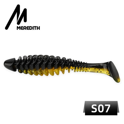 MEREDITH Soft baits 65mm 80mm Silicone Paddle-tail-minnow ALL SPECIES