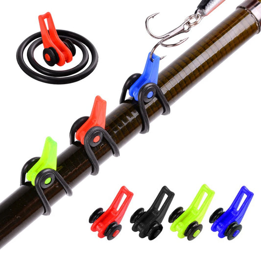 10/20/30pcs Plastic Fishing Hook Secure Keeper, Holder  -Safe Keeping For Fishing Rod