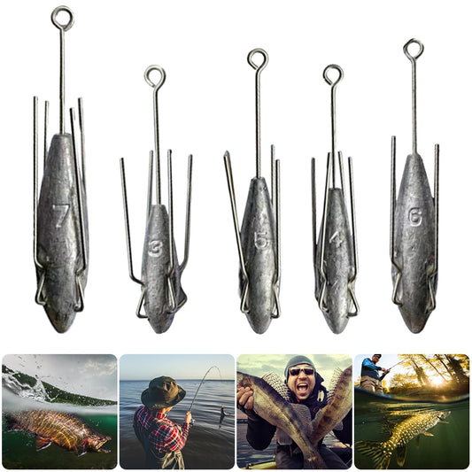 Fishing Sinker Weights, Long Tail Fishing Sinkers, Wear-resistant Surf Casting Sinkers for Saltwater Freshwater