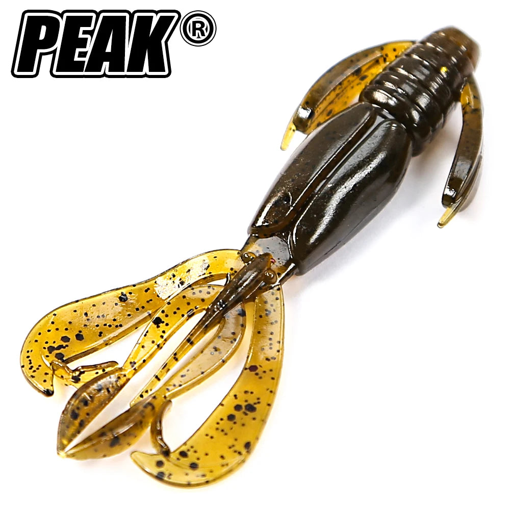 PEAK Floating Crazy Flapper Lures 40mm/60mm SOFT BAITS for Bass