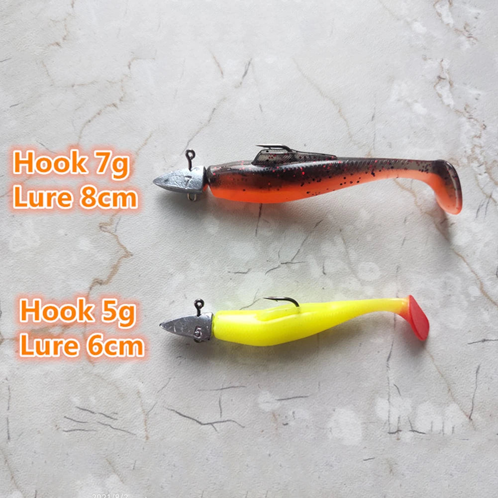 8 Pcs  Swimbait Hooks ,Super Needle Point Hook, Jig Heads for Saltwater