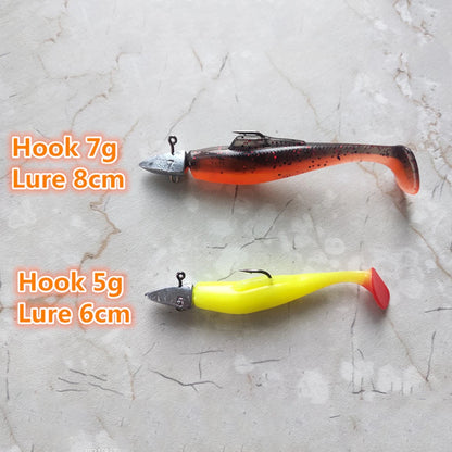 8 Pcs  Swimbait Hooks ,Super Needle Point Hook, Jig Heads for Saltwater