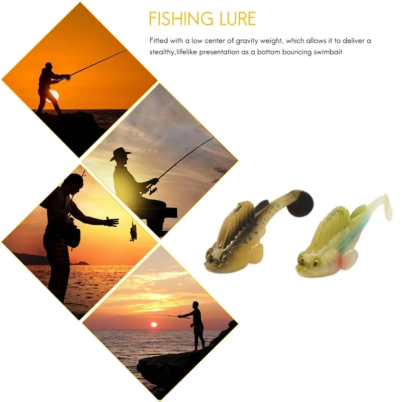 Dark Sleeper Swimbaits, Soft Fishing Lure-AT35- Good for ALL PREDATORS