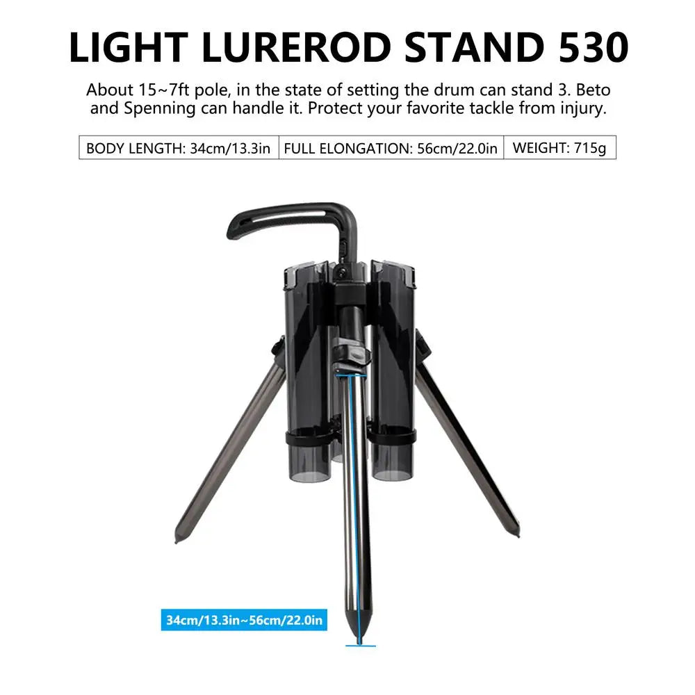 3 Fishing Rod Holder Tripod, Aluminum Alloy For Fishing