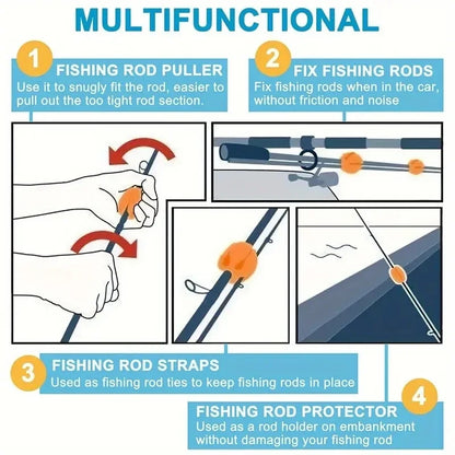 Rod Ball Retaining Clip Rod Holder, Protector, Storage Device