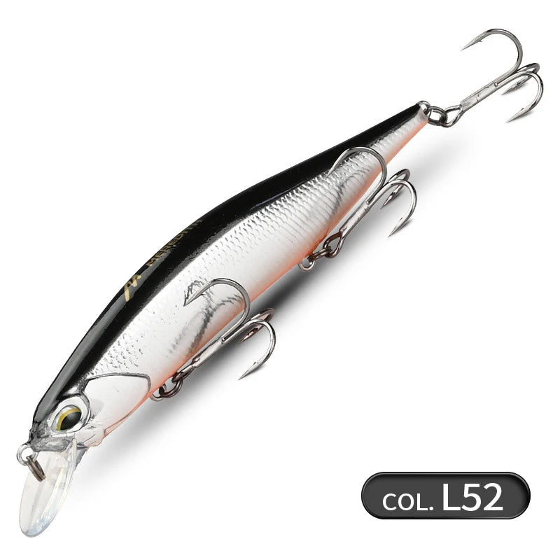 MEREDITH 110SP 17g Suspending Minnow Fishing Lures Saltwater Freshwater Long Casting, Jerkbait