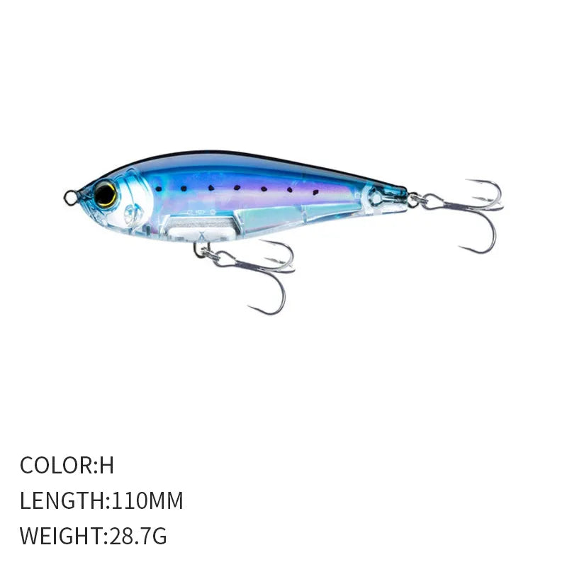 110mm 28.7g Pencil Fishing Lures Sinking Inshore Twitch Bait-Trout, Bass,Pike