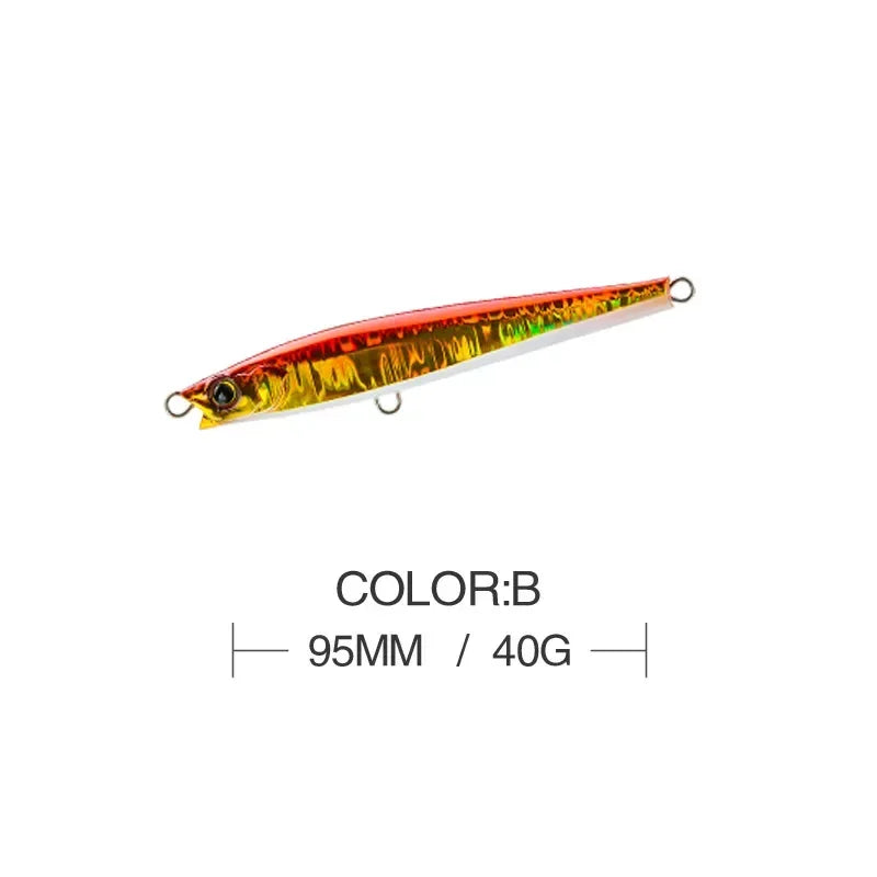 9.5cm 15g SPEARHEAD RYUKI 95S Long Cast, Sinking, Jerkbait