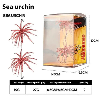 1/2Pcs Simulated Sea Urchin Lures- Soft Silicone- For Bream, Pike, Sea Bass, Tilapia- Gears TPR Fishing Lure
THIS IS THE HOT NEW BASS BAIT!
