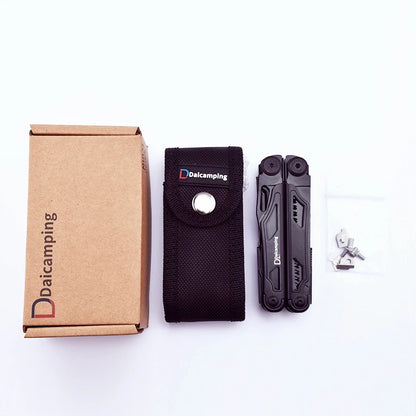 Daicamping DL1B Extra Cutter Scissors Saw Clamp Multi Tools / Clip Pliers Multifunctional Foldable EDC Folding Knife