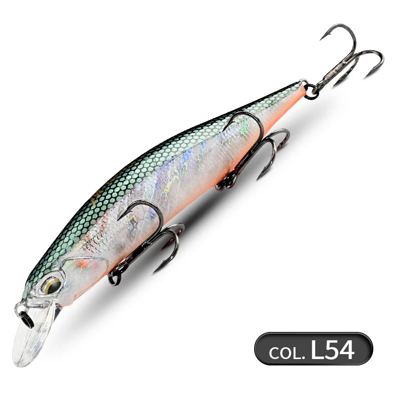 MEREDITH 110SP 17g Suspending Minnow Fishing Lures Saltwater Freshwater Long Casting, Jerkbait