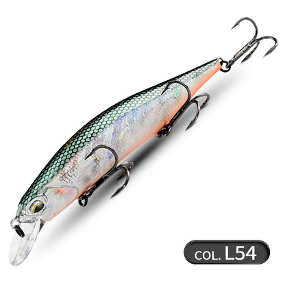 MEREDITH 110SP 17g Suspending Minnow Fishing Lures Saltwater Freshwater Long Casting, Jerkbait