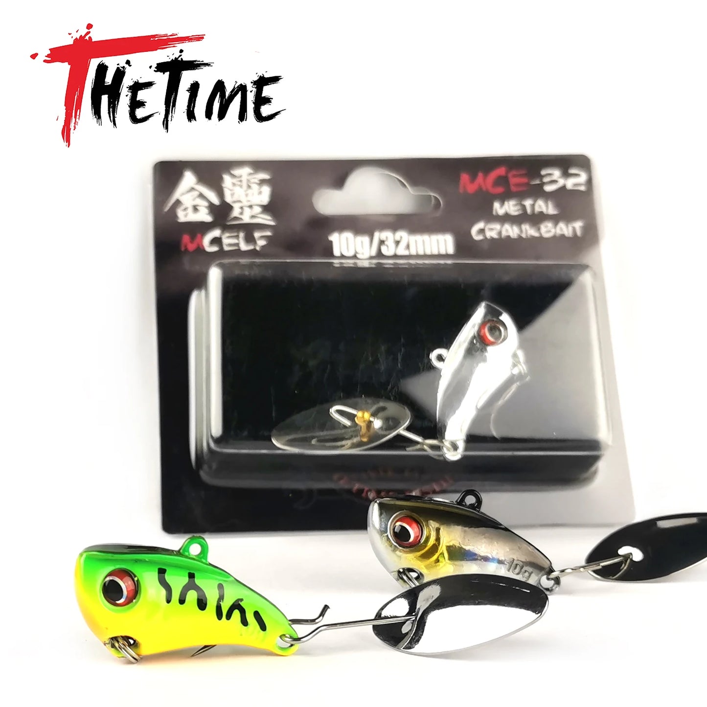 3pcs 4pcs THETIME JINLING Spinner VIB Baits, Vibration For Bass, Pike, Trout, Walleye