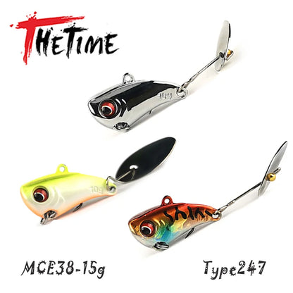 3pcs 4pcs THETIME JINLING Spinner VIB Baits, Vibration For Bass, Pike, Trout, Walleye