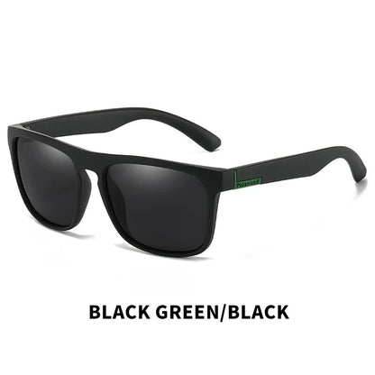 Black Polarized Square Sunglasses Men Women Fashion Classic Driving Shades for Outdoor Sports Cycling Travel Fishing