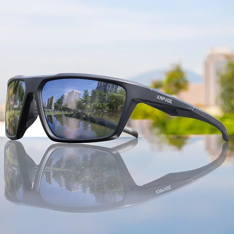 Kapvoe Fashion Polarized Sunglasses Cycling Glasses UV400 Eyewear for Men or Women-Fishing, Driving, Climbing, Outdoor Sports