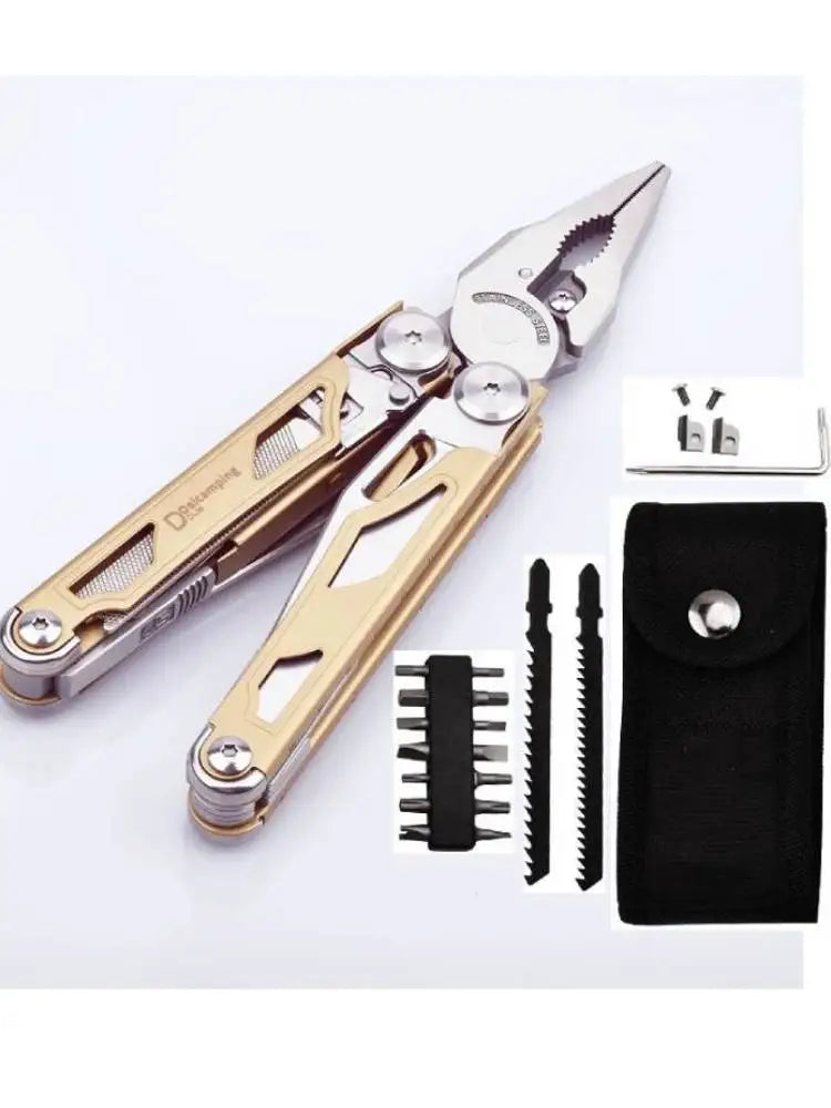 Daicamping DL30-s Multi Tool Multi-tool Folding Knife Scissor Cutter EDC Survival Gear Manual Multifunctional Plier Multitool