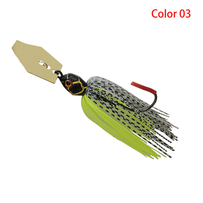 Mycena Chatter Bait 7G/9G/11G/14G/21G BLADED JIG--for BASS, WALLEYE, TROUT, PIKE - PREDATORS