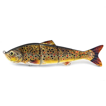 25.5cm 148g Oversized Jointed Minnow VIB Lure- Long Casting Saltwater Hard Bait for Big Predators like Sea Bass, Pike