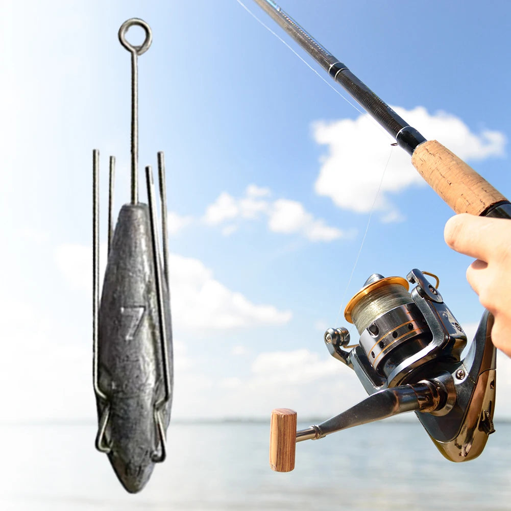 Fishing Sinker Weights, Long Tail Fishing Sinkers, Wear-resistant Surf Casting Sinkers for Saltwater Freshwater