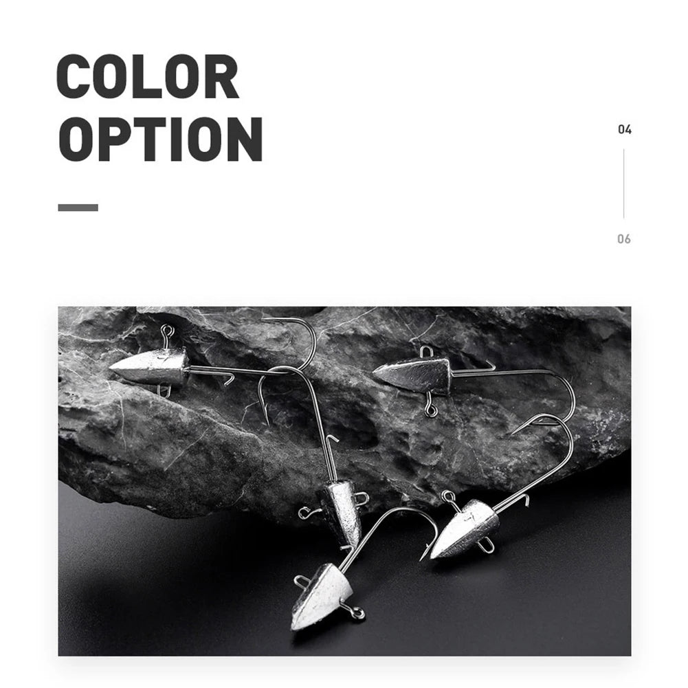 8 Pcs  Swimbait Hooks ,Super Needle Point Hook, Jig Heads for Saltwater