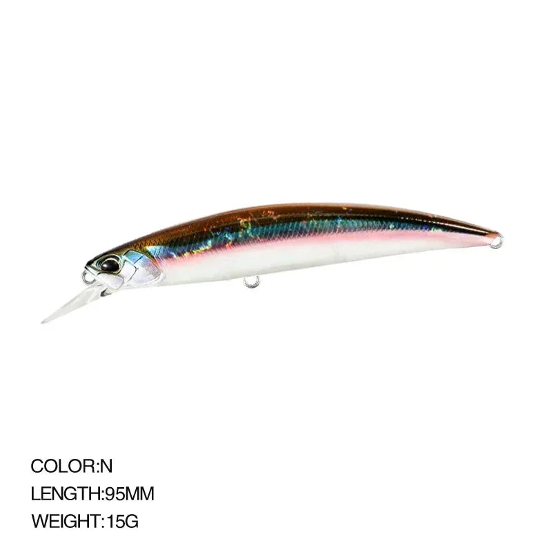 9.5cm 15g SPEARHEAD RYUKI 95S Long Cast, Sinking, Jerkbait