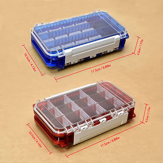 Waterproof Fishing Tackle Box- Double-Sided Lure Box