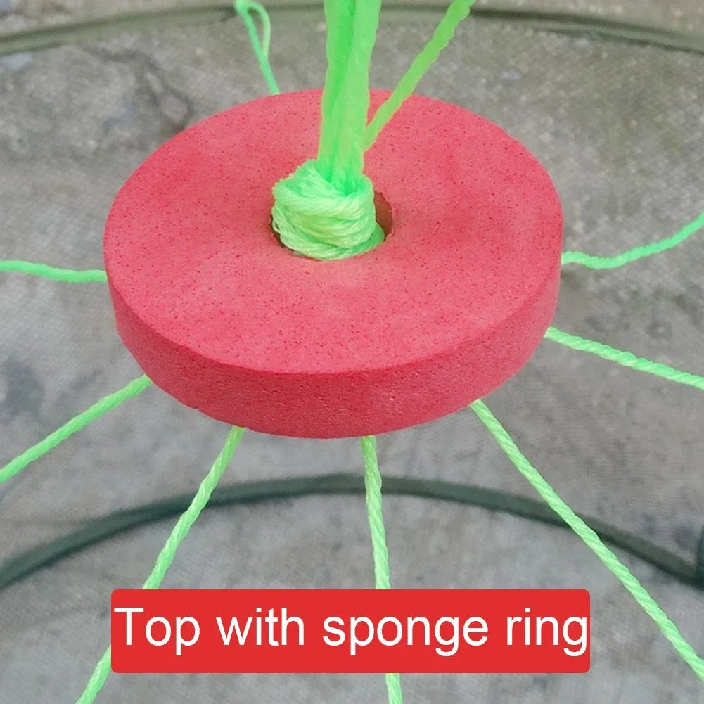 Foldable, Drop Fishing Landing Net-  Crayfish, Shrimp, Eel, Prawn, Crab Trap