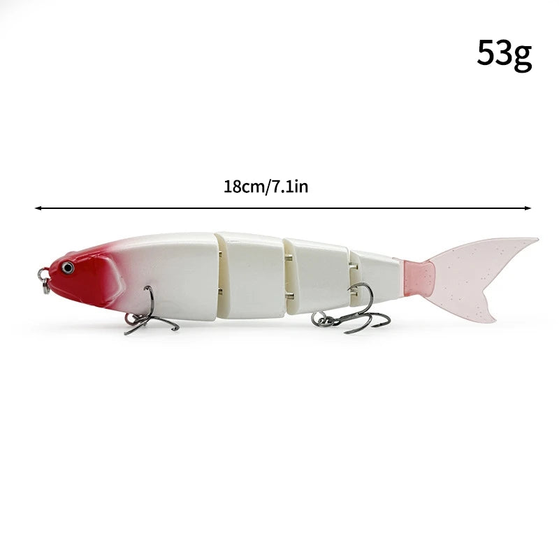 Balam Glide Bait- Pike Lure- Bass, Catfish- Saltwater Hard Lure- Glidebait- Leurre De Pêche