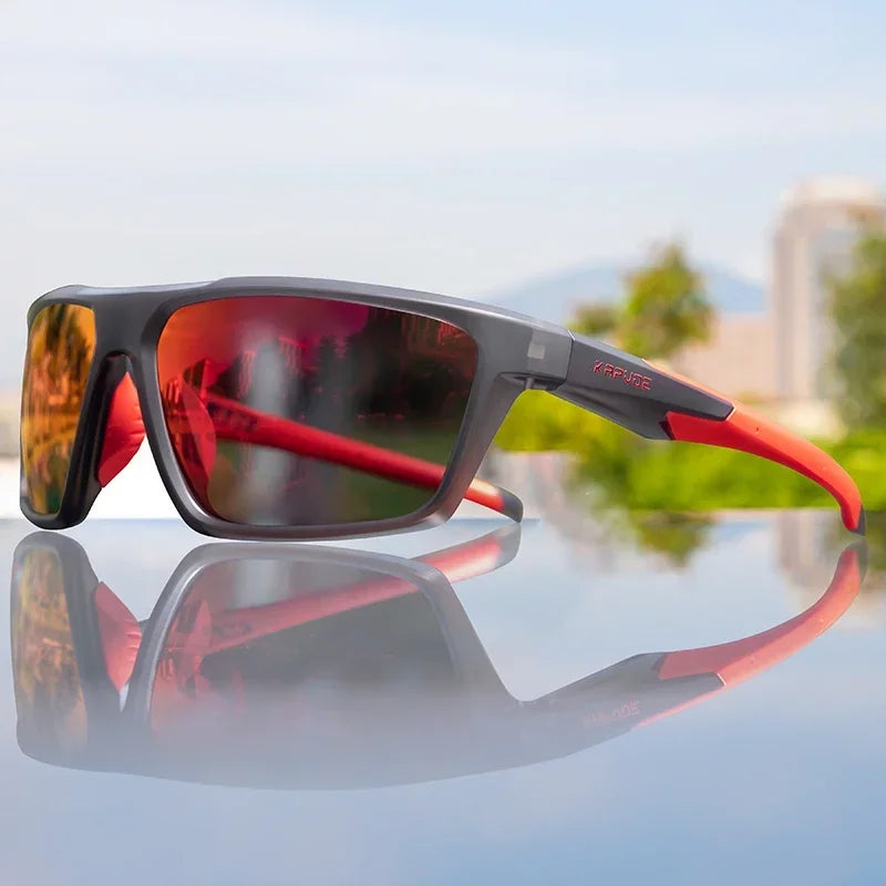 Kapvoe Fashion Polarized Sunglasses Cycling Glasses UV400 Eyewear for Men or Women-Fishing, Driving, Climbing, Outdoor Sports