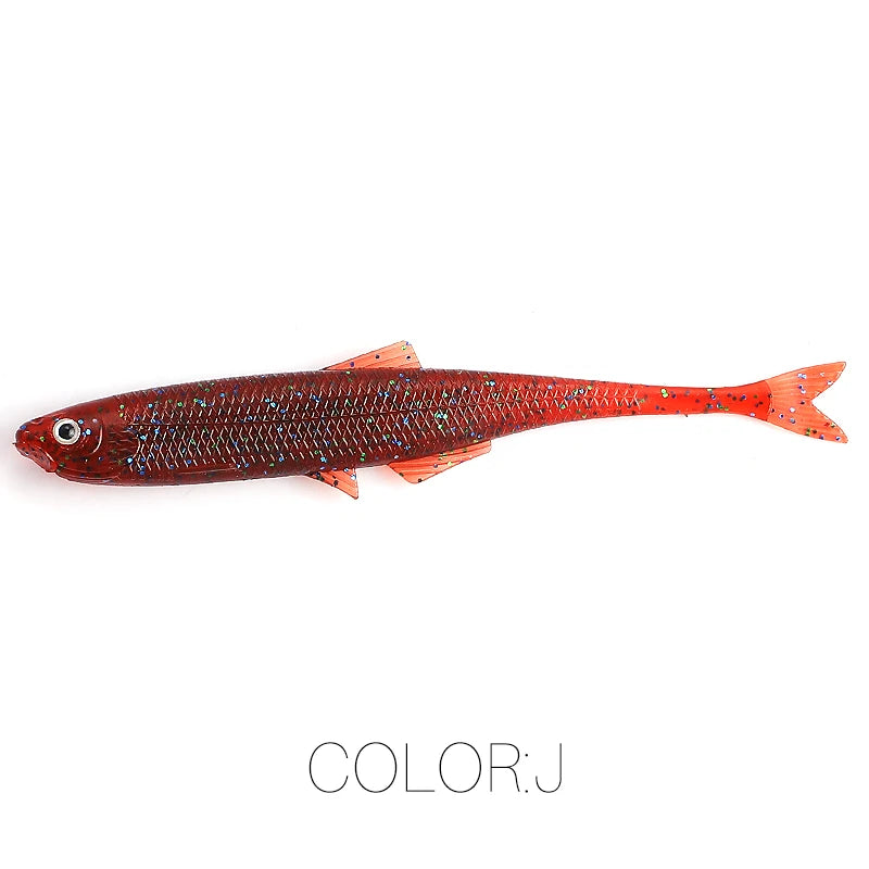 NEW Supercontinent lean ShadTeez 60mm/80mm Perch, Bass, Pike, Zander- Predator Fishing with 3d eyes
