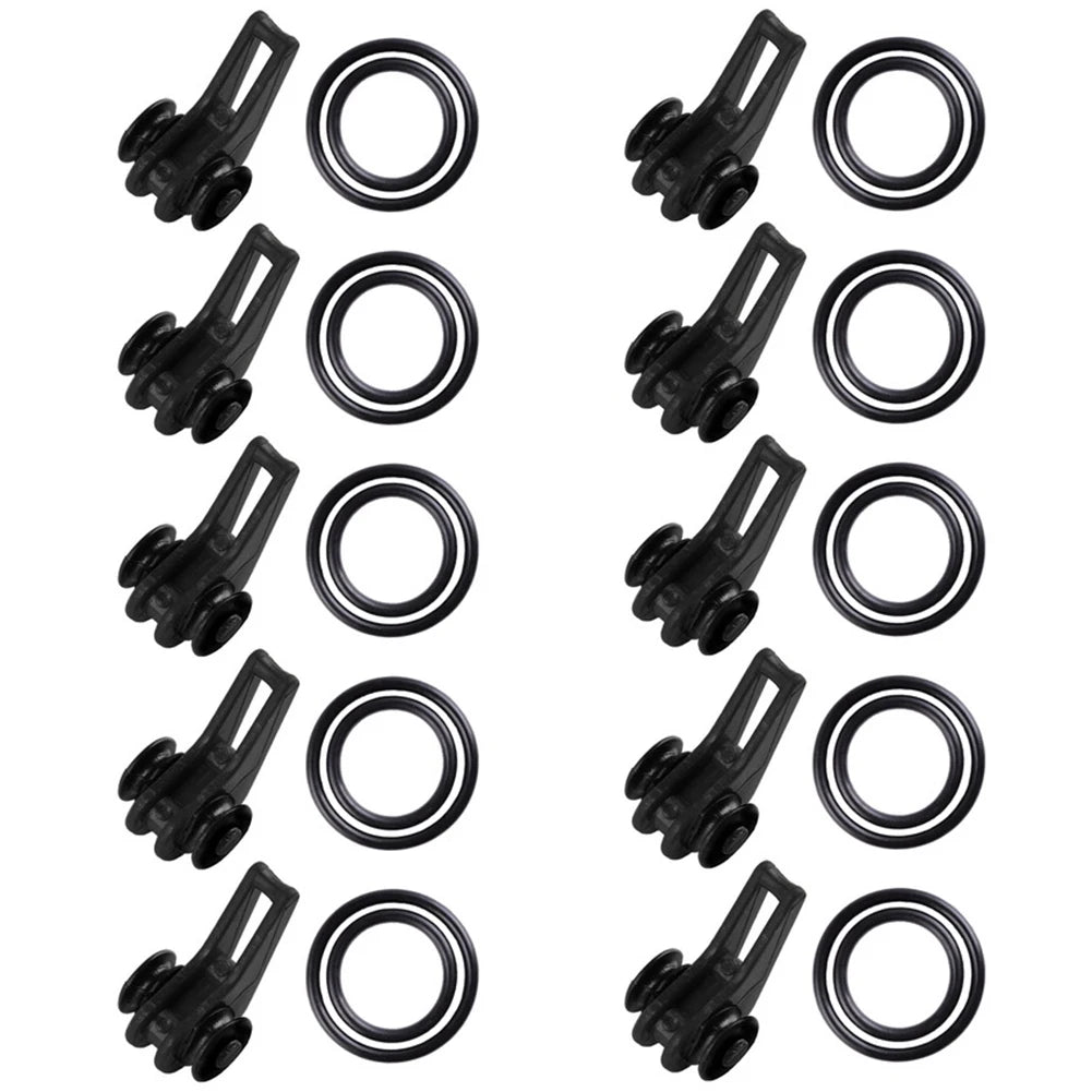 10/20/30pcs Plastic Fishing Hook Secure Keeper, Holder  -Safe Keeping For Fishing Rod