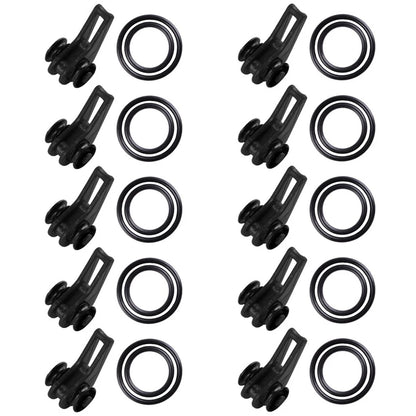 10/20/30pcs Plastic Fishing Hook Secure Keeper, Holder  -Safe Keeping For Fishing Rod