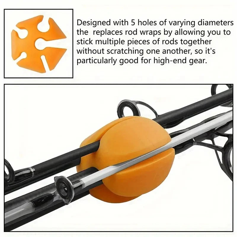 Rod Ball Retaining Clip Rod Holder, Protector, Storage Device