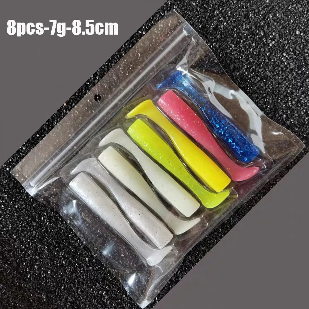 5PCS 44g Artificial Bait Lumious/Glow Mackerel Sea Bullet Bass Snapper Fishing - Swimbait, Jigging