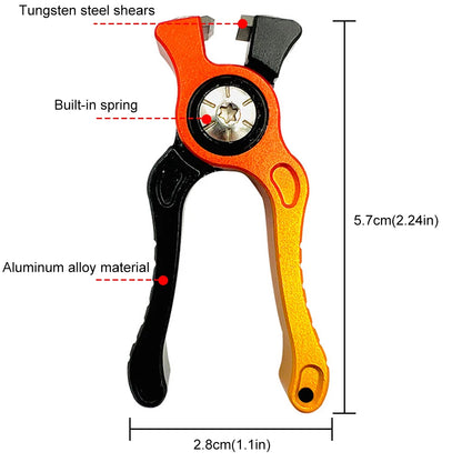 Mini Fishing Line Cutter Portable Aluminum Alloy Fishing Line Clipper