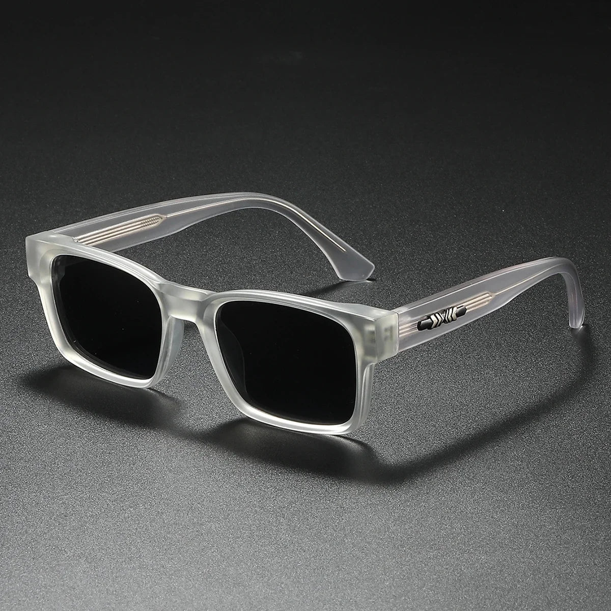Quality Square Polarized Sunglasses, Metal Core, UV400 Unisex Sun Glasses- Travel, Hiking, Beach, Fishing Eyewear